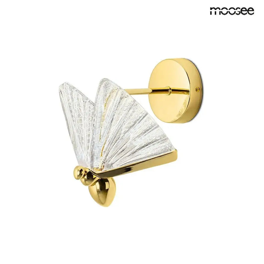 Vägglampa MOOSEE - BUTTERFLY S, guld - produktbild av Vägglampor från Moosee | Arvande
