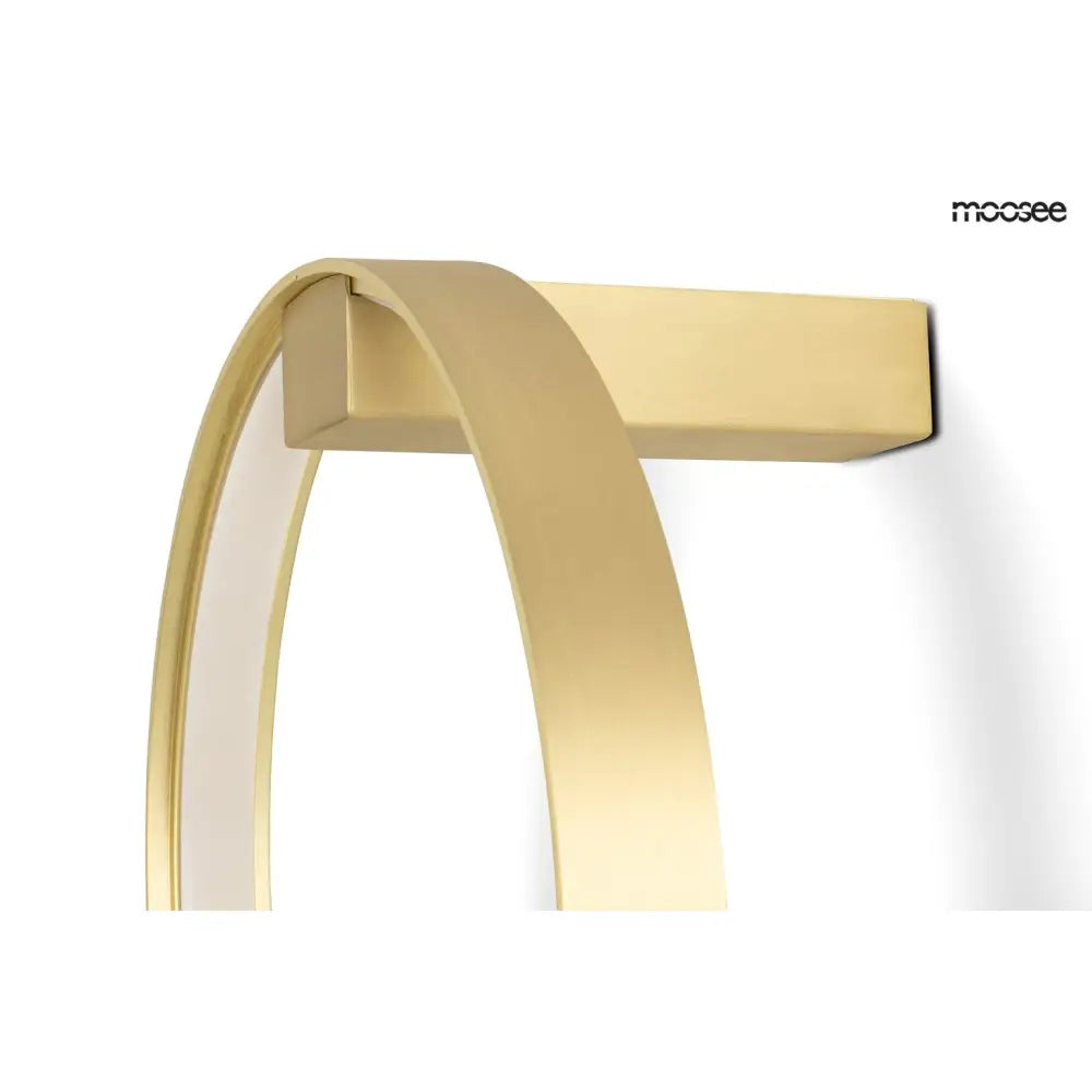 Vägglampa MOOSEE - CIRCLE WALL, guld – produktbild av Vägglampor från Moosee | Arvande