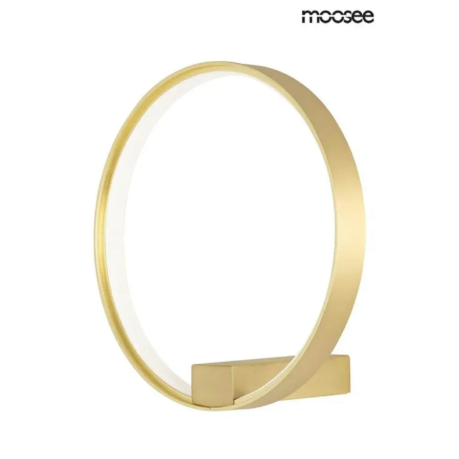 Vägglampa MOOSEE - CIRCLE WALL, guld – produktbild av Vägglampor från Moosee | Arvande