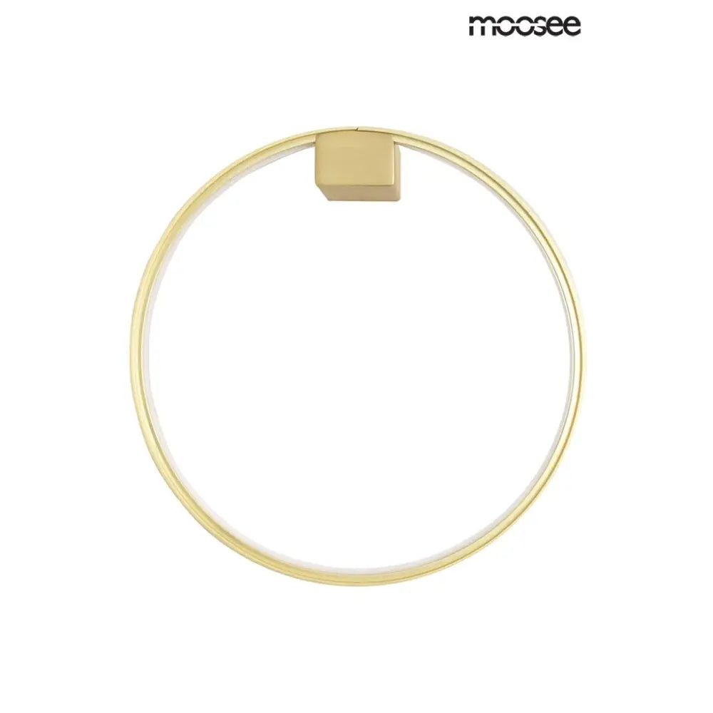 Vägglampa MOOSEE - CIRCLE WALL, guld – produktbild av Vägglampor från Moosee | Arvande