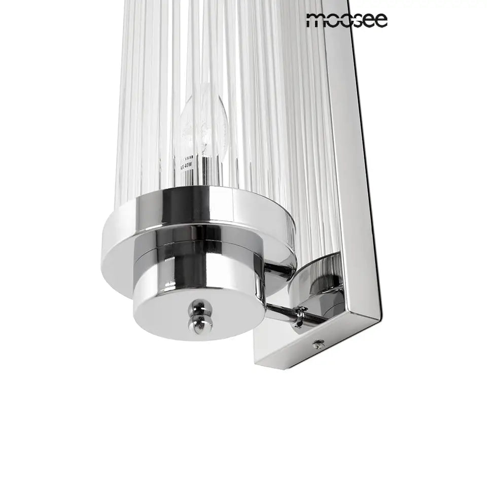 Vägglampa MOOSEE - COLUMN 60, silver - produktbild av Vägglampor från Moosee | Arvande
