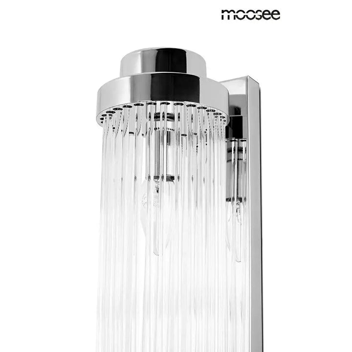 Vägglampa MOOSEE - COLUMN 60, silver - produktbild av Vägglampor från Moosee | Arvande