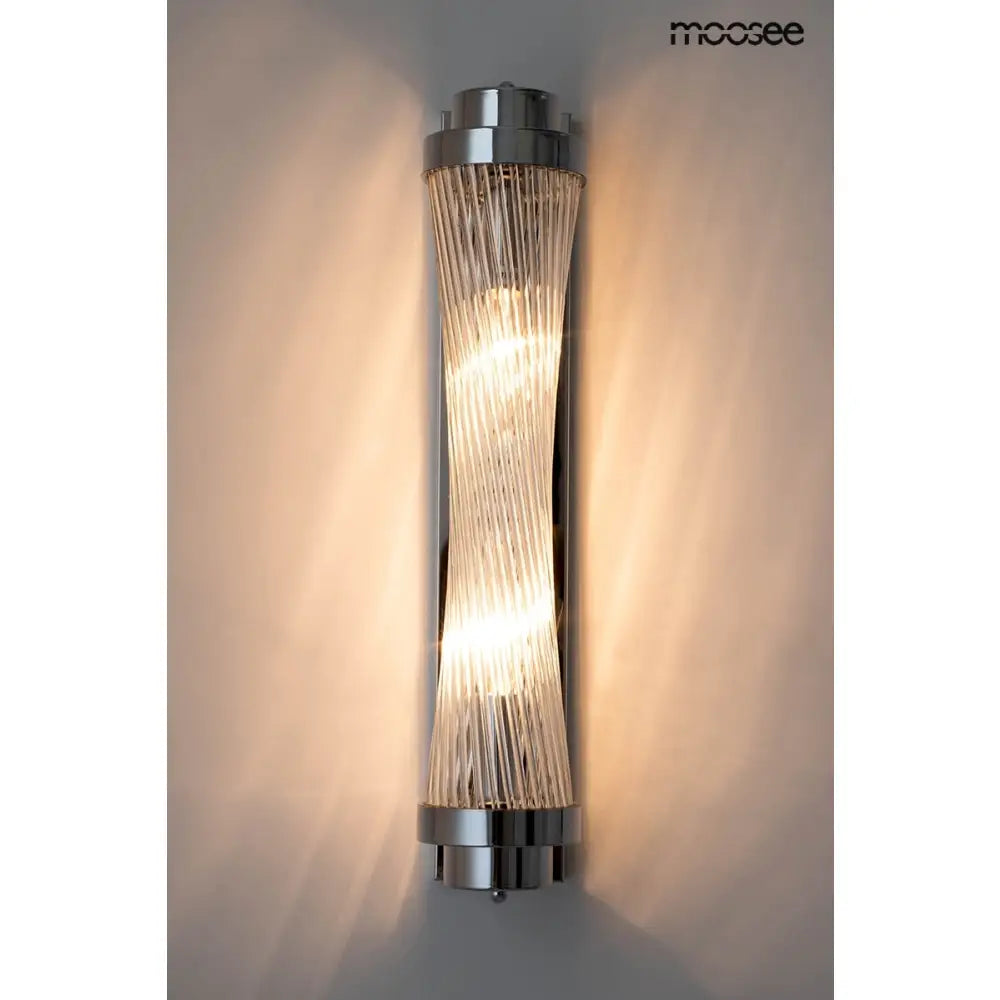 Vägglampa MOOSEE - COLUMN 60, silver - produktbild av Vägglampor från Moosee | Arvande
