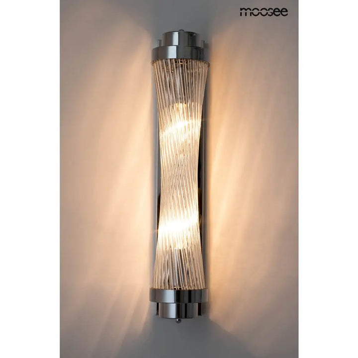 Vägglampa MOOSEE - COLUMN 60, silver - produktbild av Vägglampor från Moosee | Arvande