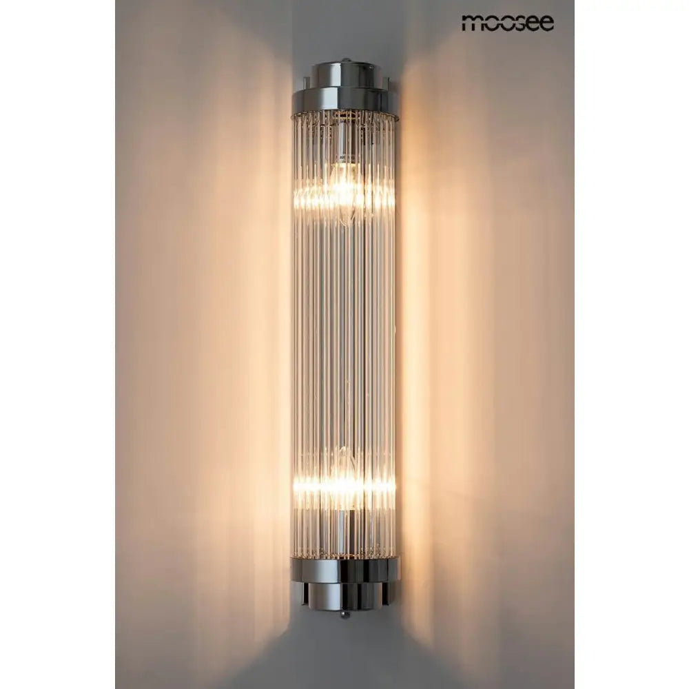 Vägglampa MOOSEE - COLUMN 60, silver - produktbild av Vägglampor från Moosee | Arvande
