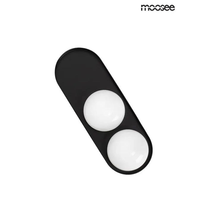 Vägglampa MOOSEE - DROPS 2, svart – produktbild av Vägglampor från Moosee | Arvande