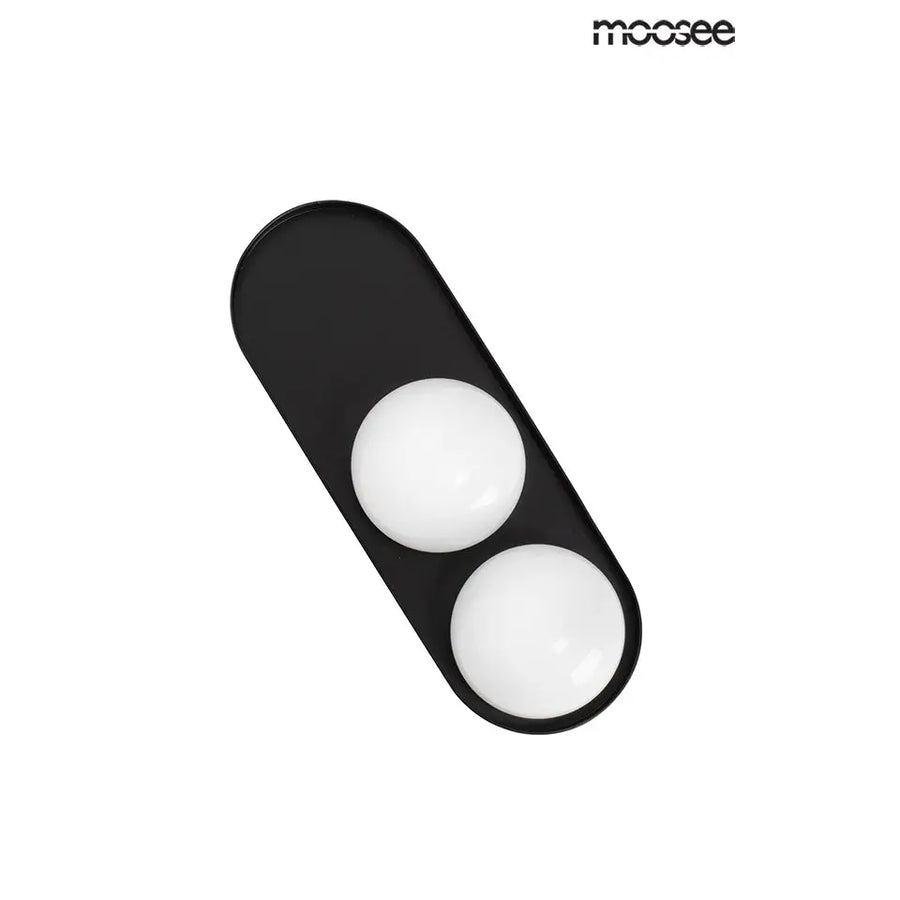 Vägglampa MOOSEE - DROPS 2, svart – produktbild av Vägglampor från Moosee | Arvande
