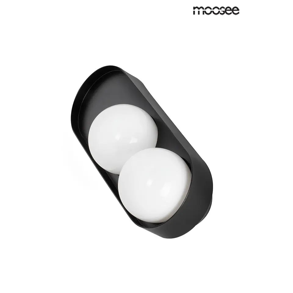 Vägglampa MOOSEE - DROPS 2, svart – produktbild av Vägglampor från Moosee | Arvande