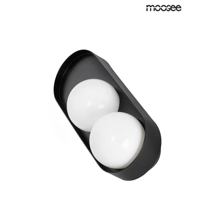Vägglampa MOOSEE - DROPS 2, svart – produktbild av Vägglampor från Moosee | Arvande