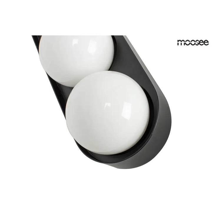 Vägglampa MOOSEE - DROPS 3, svart – produktbild av Vägglampor från Moosee | Arvande
