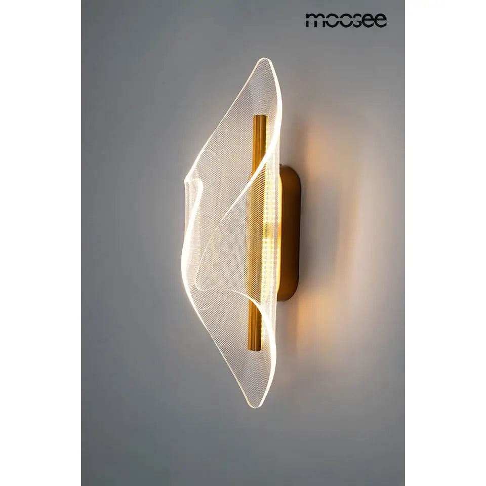 Vägglampa MOOSEE - FROST, guld - produktbild av Vägglampor från Moosee | Arvande