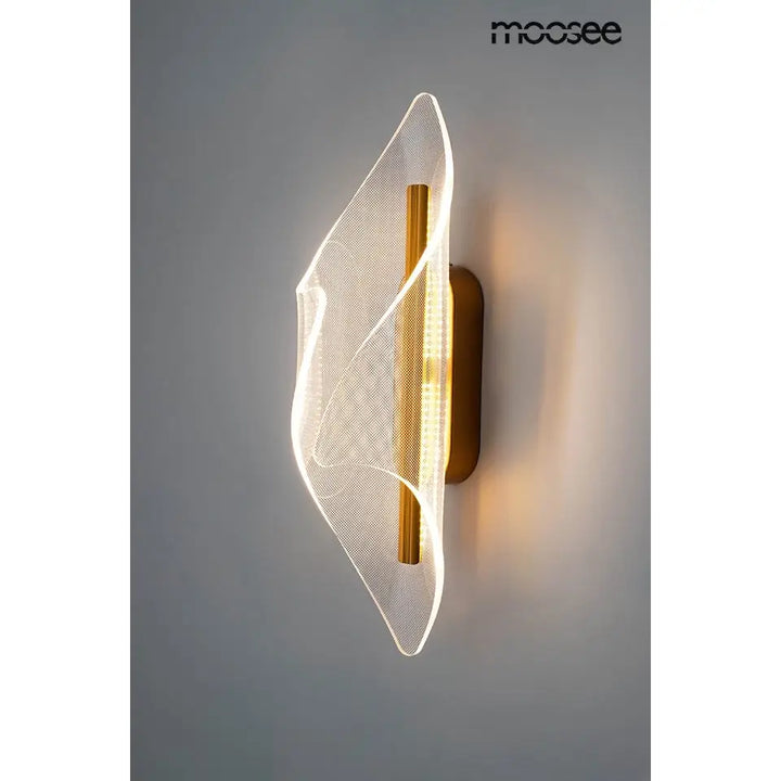 Vägglampa MOOSEE - FROST, guld - produktbild av Vägglampor från Moosee | Arvande
