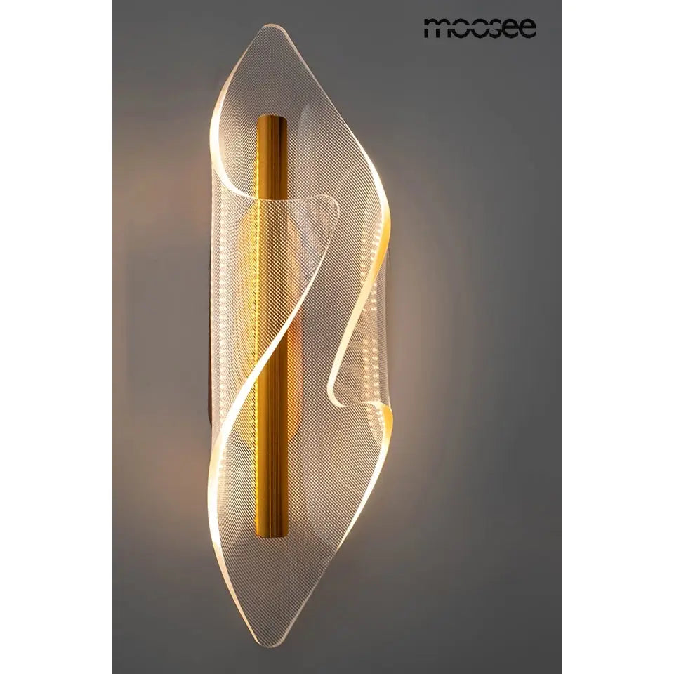 Vägglampa MOOSEE - FROST, guld - produktbild av Vägglampor från Moosee | Arvande