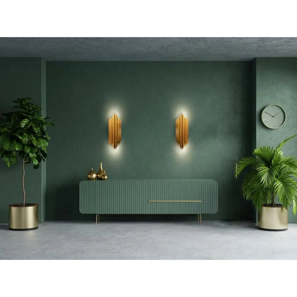 Vägglampa MOOSEE - HARMONIC, guld – produktbild av Vägglampor från Moosee | Arvande