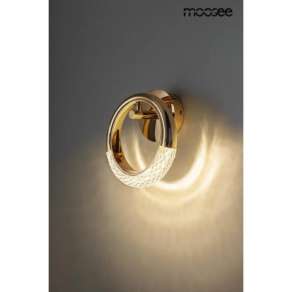 Vägglampa MOOSEE - HELIOS, guld - produktbild av Vägglampor från Moosee | Arvande