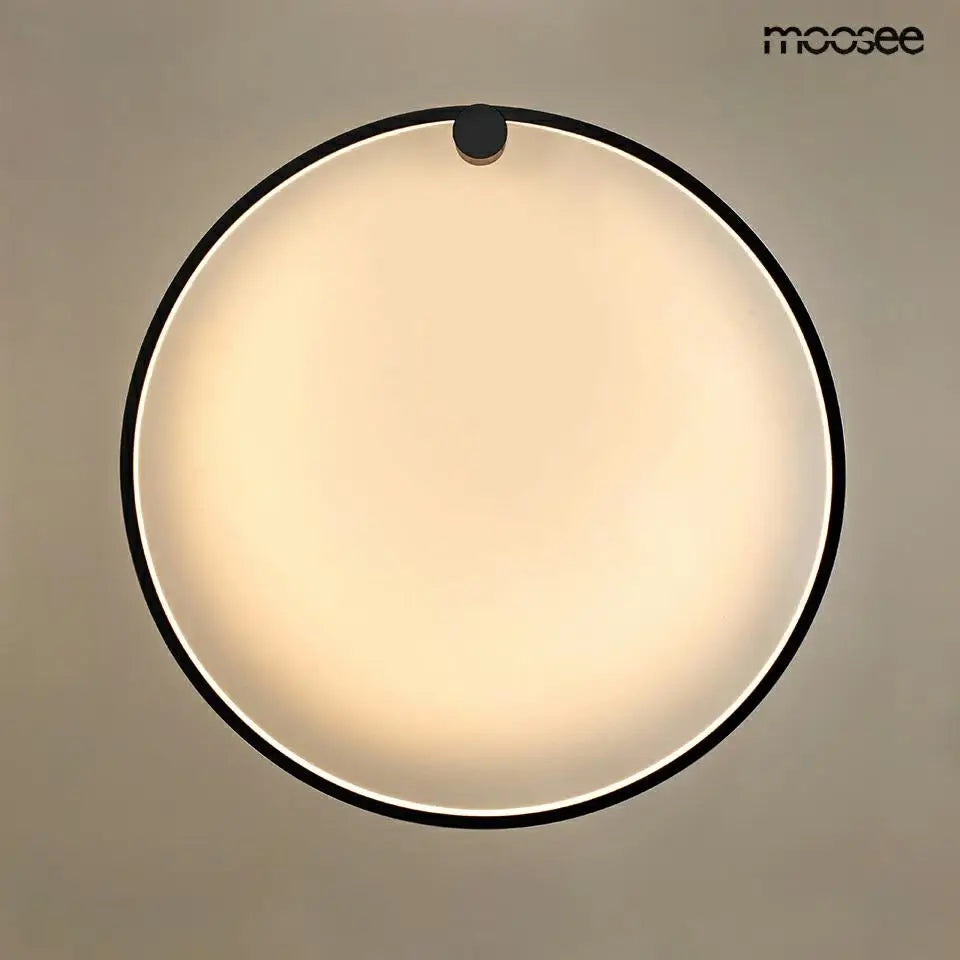 Vägglampa MOOSEE - HOOP 60, svart - produktbild av Vägglampor från Moosee | Arvande
