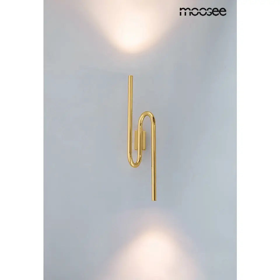 Vägglampa MOOSEE - MACAROON, guld - produktbild av Vägglampor från Moosee | Arvande