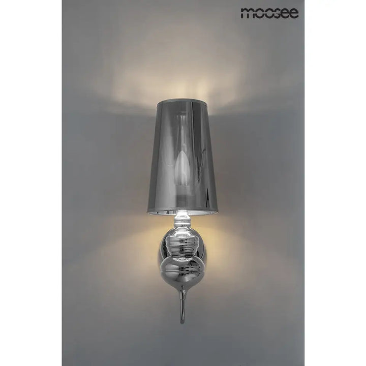 Vägglampa MOOSEE - QUEEN 15, silver - produktbild av Vägglampor från Moosee | Arvande