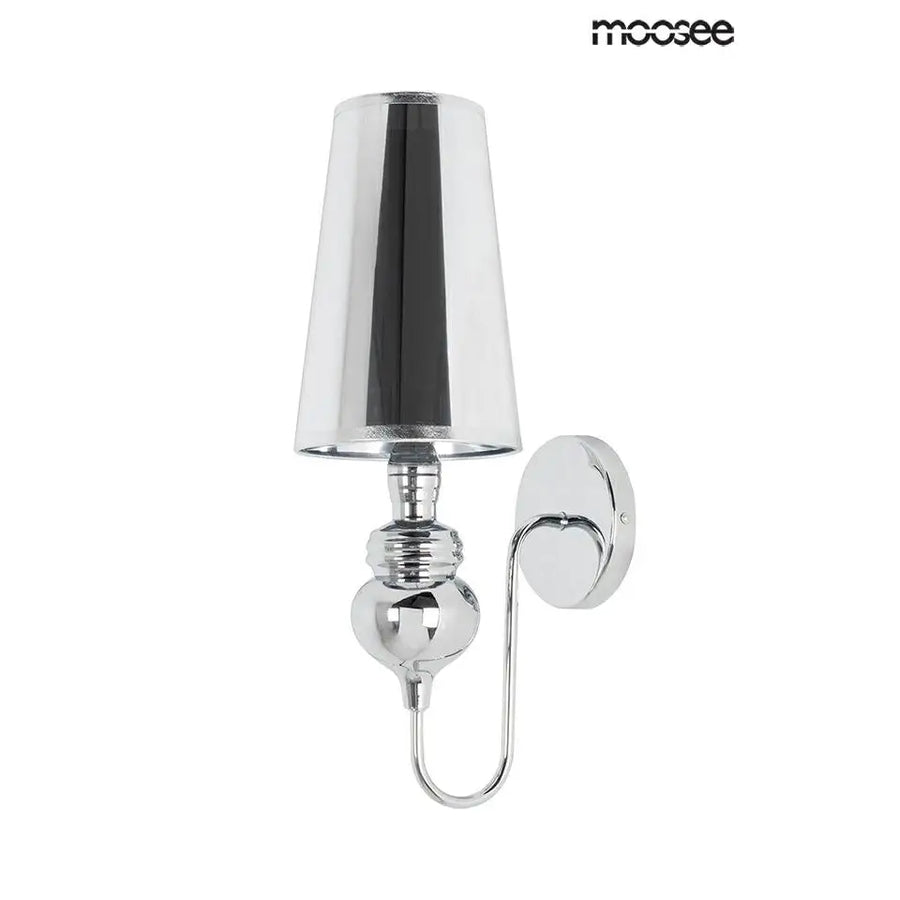 Vägglampa MOOSEE - QUEEN 15, silver - produktbild av Vägglampor från Moosee | Arvande