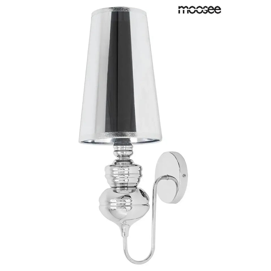Vägglampa MOOSEE - QUEEN 20, silver – produktbild av Vägglampor från Moosee | Arvande
