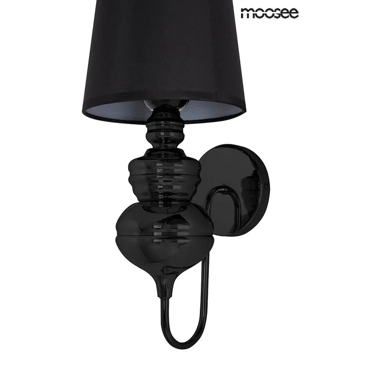 Vägglampa MOOSEE - QUEEN 20, svart - produktbild av Vägglampor från Moosee | Arvande