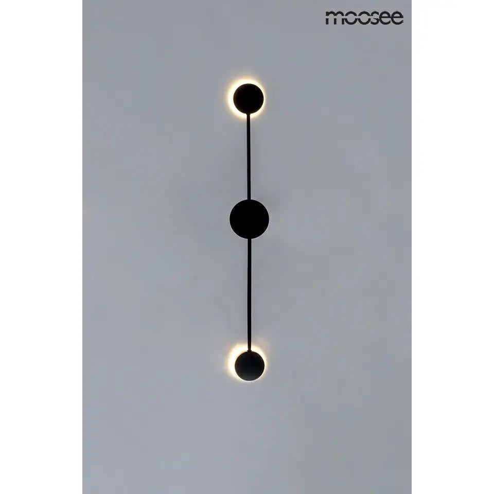 Vägglampa MOOSEE - SHADOW 2 CLOSE, svart - produktbild av Vägglampor från Moosee | Arvande