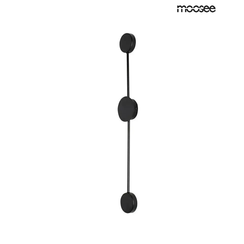 Vägglampa MOOSEE - SHADOW 2 CLOSE, svart - produktbild av Vägglampor från Moosee | Arvande