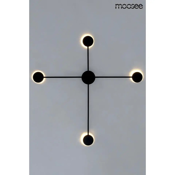 Vägglampa MOOSEE - SHADOW 4 CLOSE, svart - produktbild av Vägglampor från Moosee | Arvande