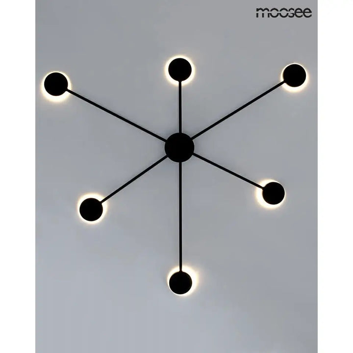 Vägglampa MOOSEE - SHADOW 6 CLOSE, svart - produktbild av Vägglampor från Moosee | Arvande