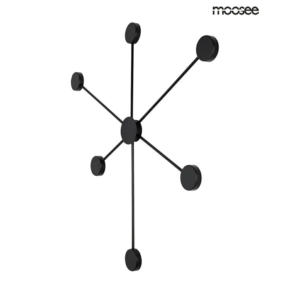 Vägglampa MOOSEE - SHADOW 6 CLOSE, svart - produktbild av Vägglampor från Moosee | Arvande