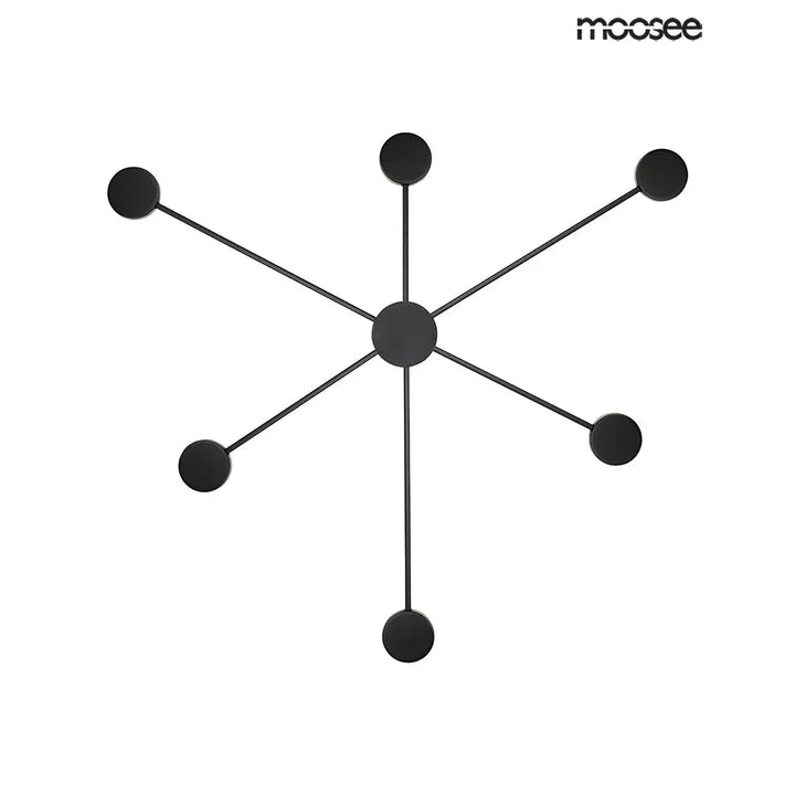 Vägglampa MOOSEE - SHADOW 6 CLOSE, svart - produktbild av Vägglampor från Moosee | Arvande