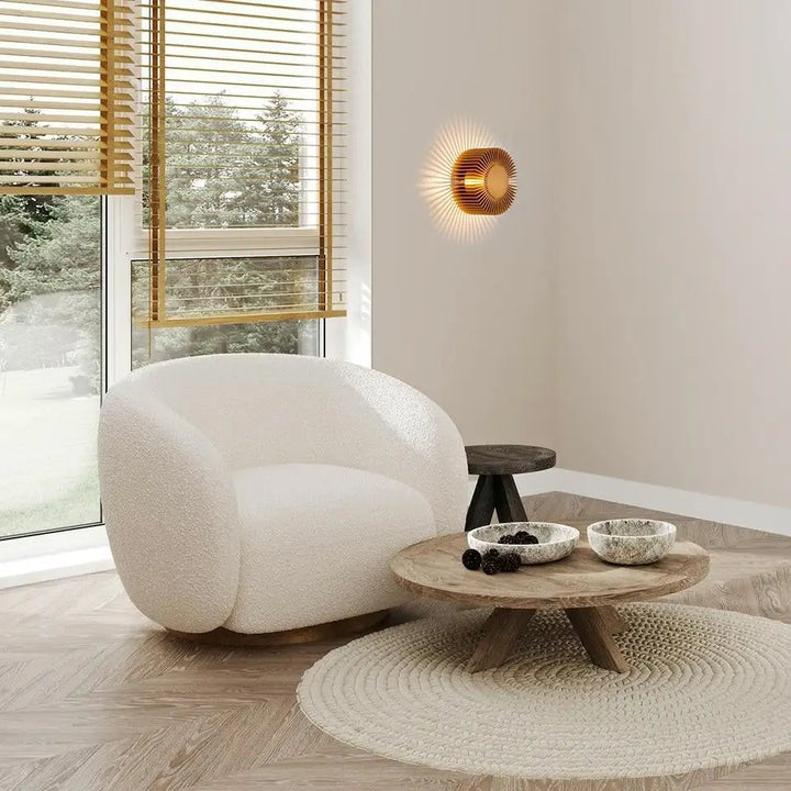 Vägglampa MOOSEE - SUNNY, guld – produktbild av Vägglampor från Moosee | Arvande