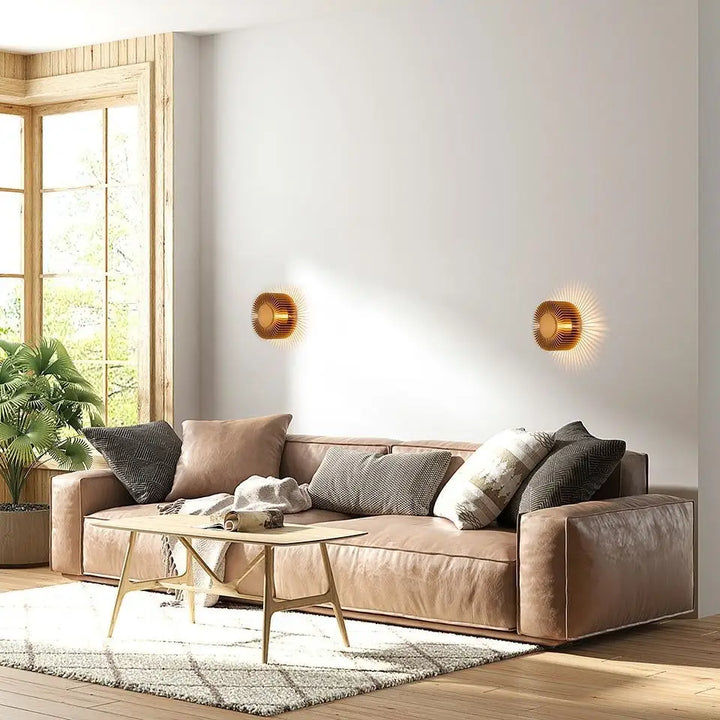 Vägglampa MOOSEE - SUNNY, guld – produktbild av Vägglampor från Moosee | Arvande
