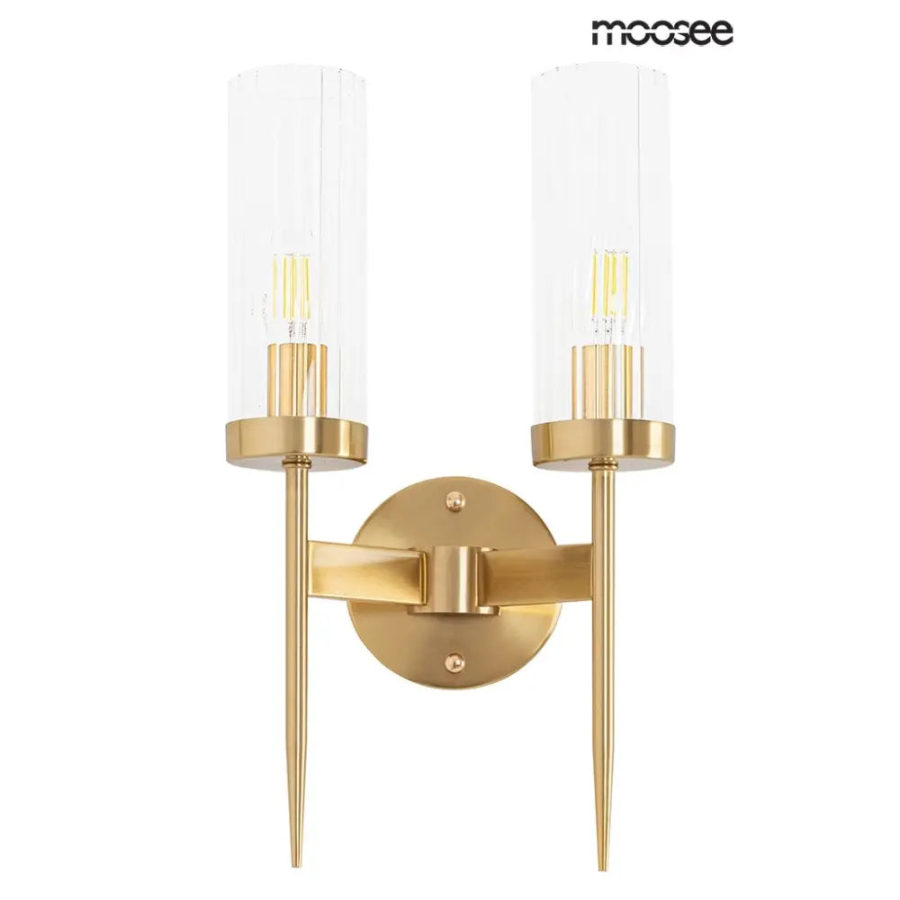 Vägglampa MOOSEE - TORCH TWIN, guld - produktbild av Vägglampor från Moosee | Arvande