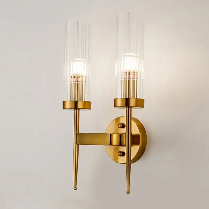 Vägglampa MOOSEE - TORCH TWIN, guld - produktbild av Vägglampor från Moosee | Arvande