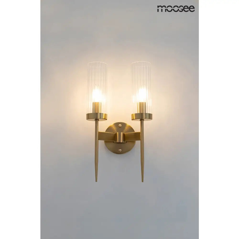 Vägglampa MOOSEE - TORCH TWIN, guld - produktbild av Vägglampor från Moosee | Arvande