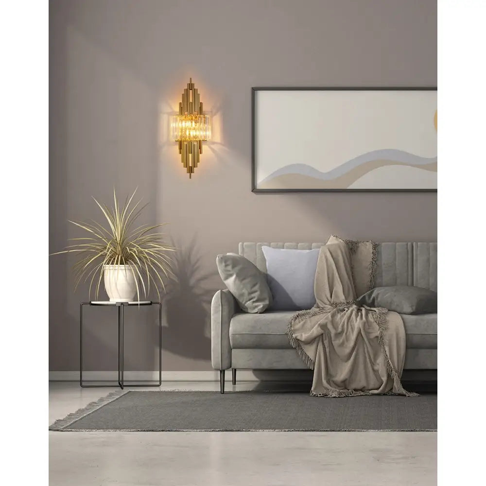Vägglampa MOOSEE - TOWERS, guld - produktbild av Vägglampor från Moosee | Arvande