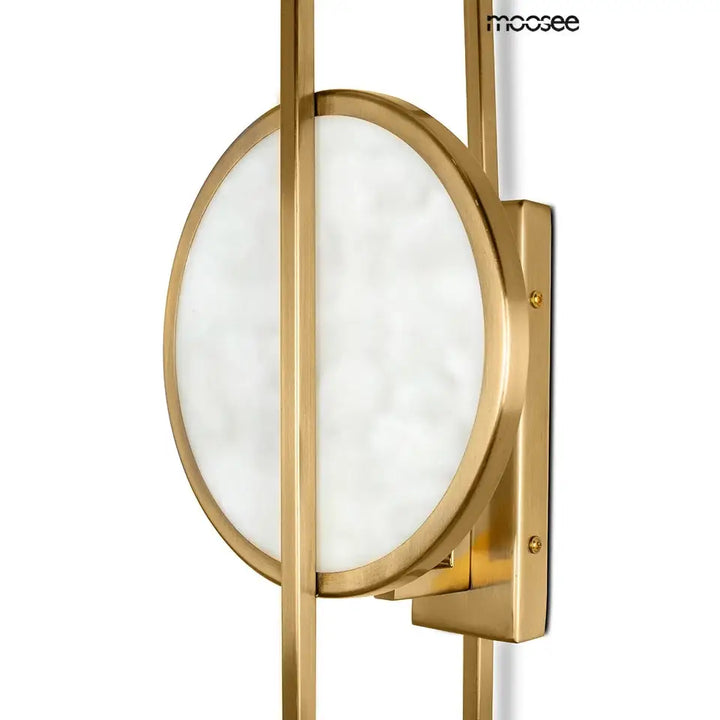 Vägglampa MOOSEE - TROYA, vit/guld - produktbild av Vägglampor från Moosee | Arvande