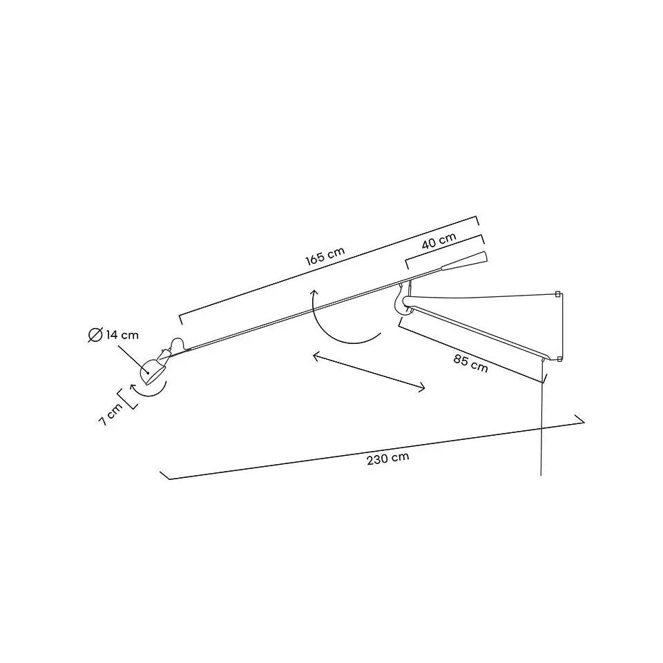 Vägglampa - RIFLE, svart/kolfiber - produktbild av Vägglampor från King Home | Arvande