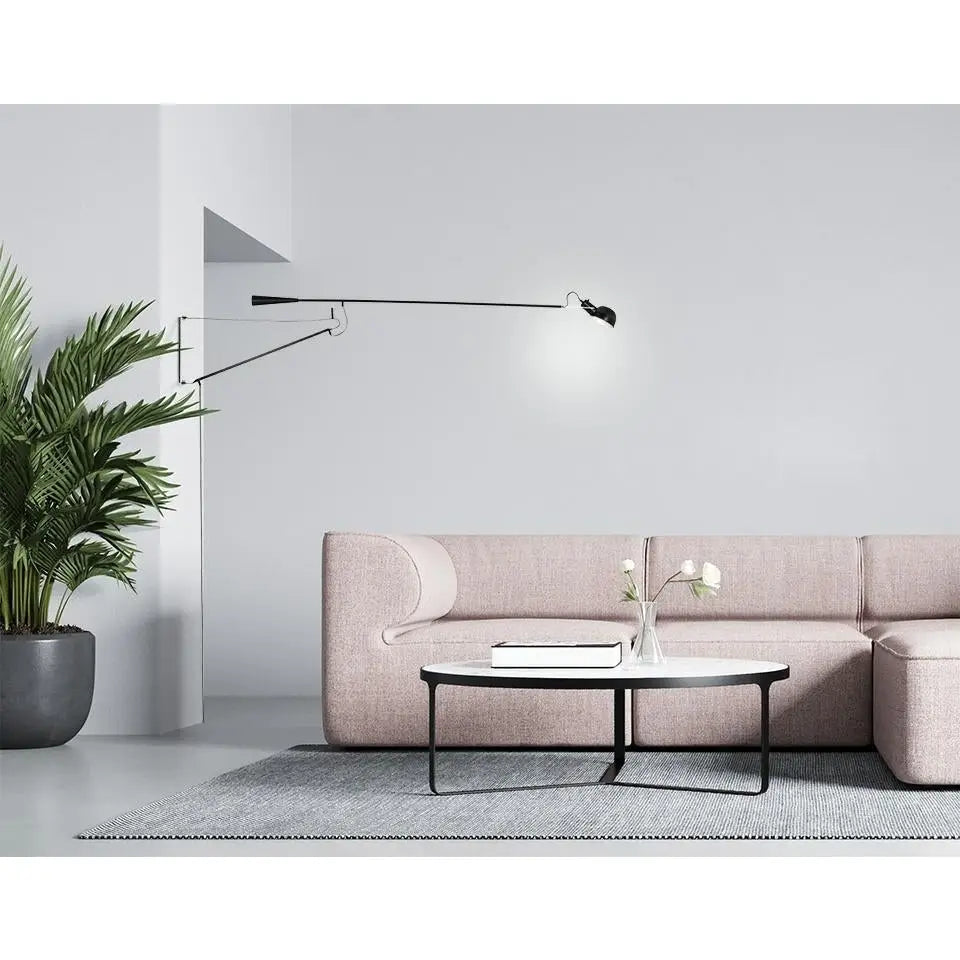 Vägglampa - RIFLE, svart/kolfiber - produktbild av Vägglampor från King Home | Arvande