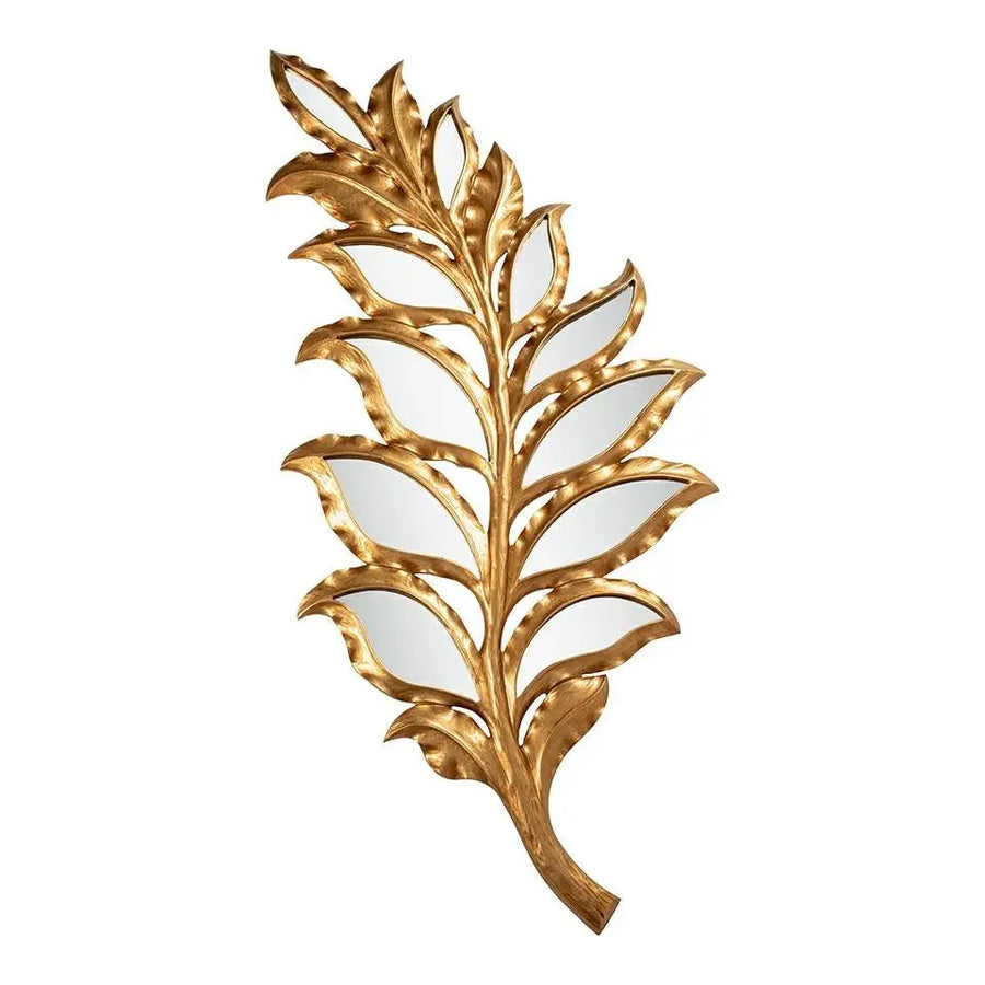Väggspegel KARE DESIGN - LEAF, guld – produktbild av Speglar från Kare Design | Arvande