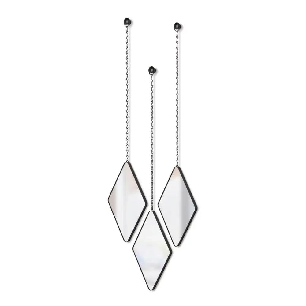Väggspegel UMBRA - DIMA DIAMOND, svart - produktbild av Speglar från Umbra | Arvande