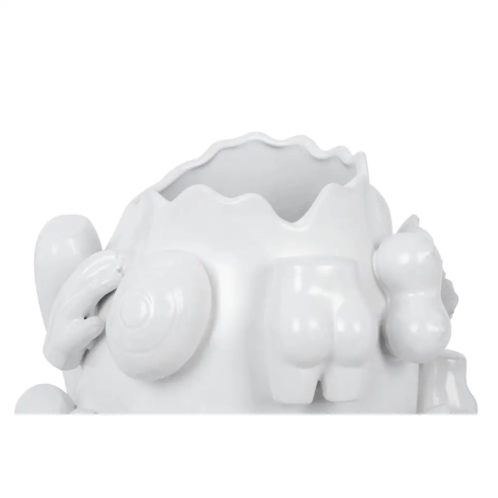 Vas KARE DESIGN - BODY PARTS, 37cm, vit – produktbild av Dekoration från Kare Design | Arvande
