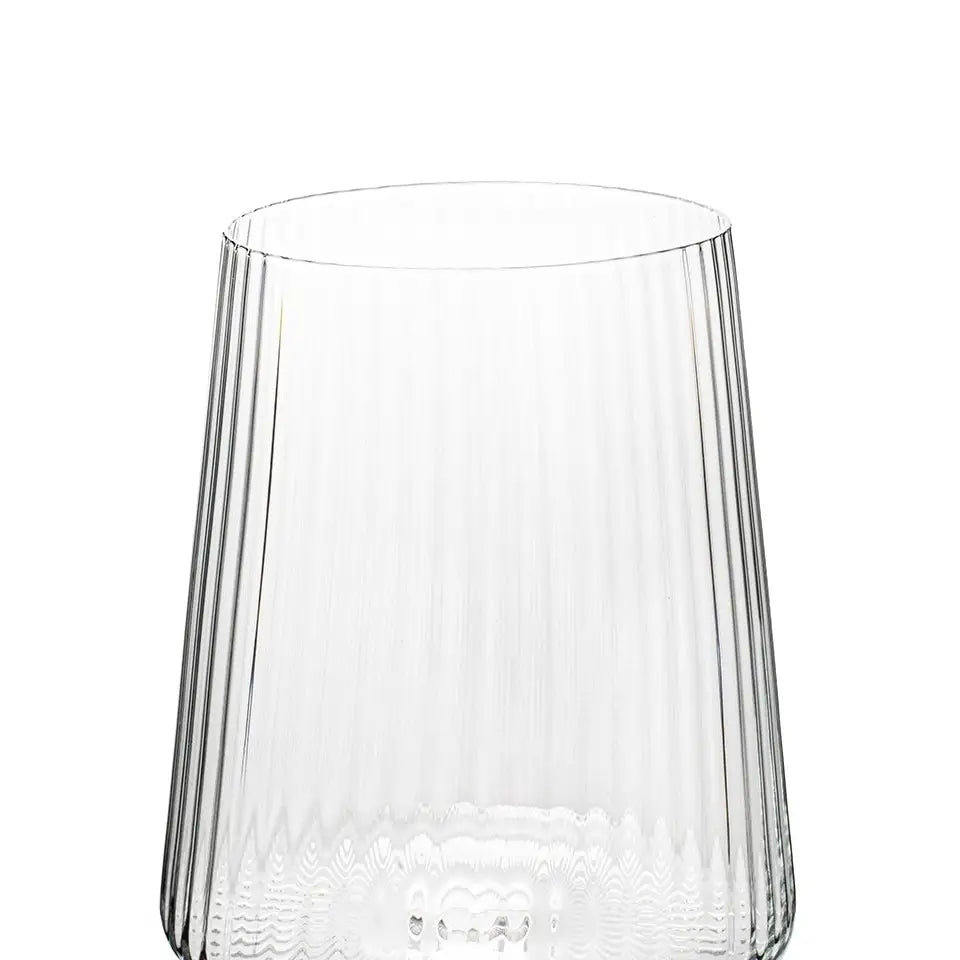 Vinglas KARE DESIGN - RIFFLE, 760 ml, transparent - produktbild av Inredning från Kare Design | Arvande