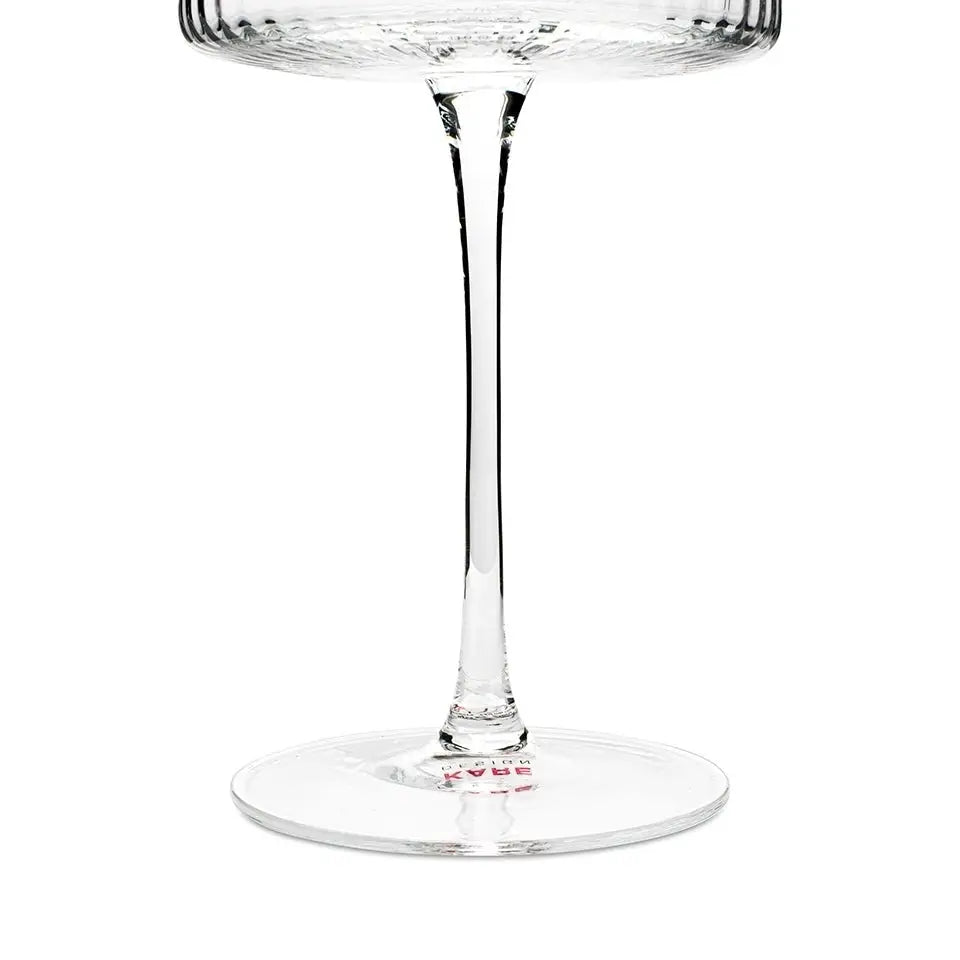Vinglas KARE DESIGN - RIFFLE, 760 ml, transparent - produktbild av Inredning från Kare Design | Arvande